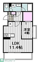 MTZ 1LDKの間取図画像