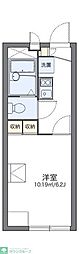 レオパレス上白根 1Kの間取図画像