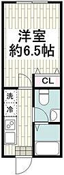 フェリシア横濱希望ヶ丘 1Kの間取図画像