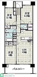 ザ・パークハウス戸塚 3LDKの間取図画像