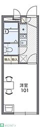 レオパレスグラン 1Kの間取図画像