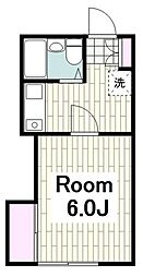 メゾン上大岡 1Kの間取図画像