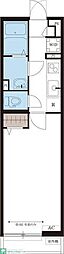 リブリAquamarine横須賀 1Kの間取図画像