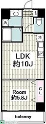 LOC'Sヨコハマベイサイド 1LDKの間取図画像