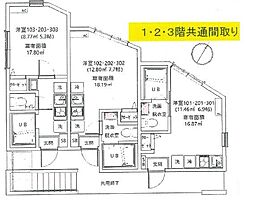 セテル能見台 1Kの間取図画像