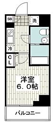 レガーロ吉野町 1Kの間取図画像