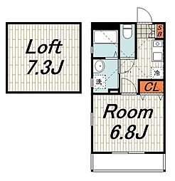 シュールメゾン戸塚PREMIER 1Kの間取図画像