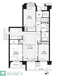 コーポレート東戸塚 3LDKの間取図画像