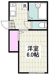 アーバン・ヴィレッジ上大岡 1Kの間取図画像