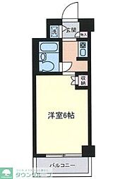 ウィンベルソロ横浜阪東橋1号館 1Kの間取図画像