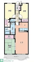 メゾンベール壱番館 3LDKの間取図画像