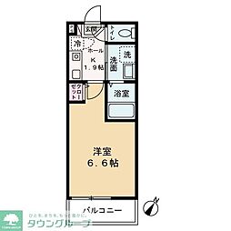 グランステージ横濱杉田 1Kの間取図画像