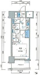 VERXEED横濱大通り公園 1Kの間取図画像