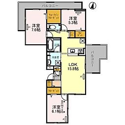 間取図画像 3LDK