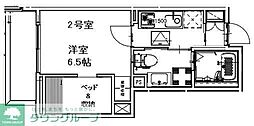 JR京浜東北・根岸線 南浦和駅 徒歩8分の賃貸マンション 3階1Kの間取り