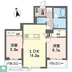 物件の間取り