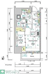 SYFORME OMIYA 1LDKの間取図画像