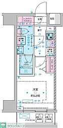 GENOVIA西川口III 1Kの間取図画像