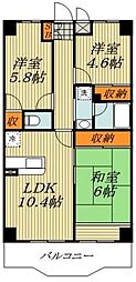 ルミエール3 3LDKの間取図画像