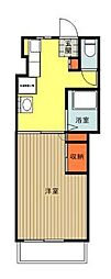エコーマンション 1Kの間取図画像