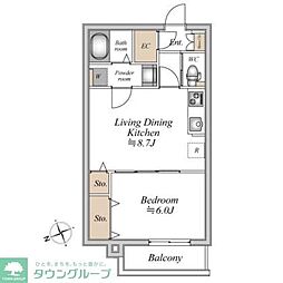 間取図画像 1LDK