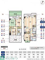 リフィーネめじろ台 4DKの間取図画像