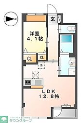 アルティア 1LDKの間取図画像