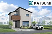 外観イメージパース。資料請求や現地へのご案内は、お気軽にお問い合わせください。