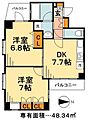 シャン・ド・フルール1階10.7万円