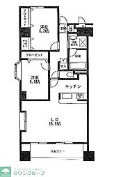 コトヒルズ 2LDKの間取図画像