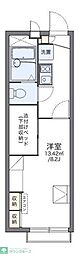 エスポワールさくら 1Kの間取図画像
