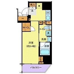 ステージファースト千葉駅南 1Kの間取図画像