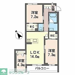 物件の間取り