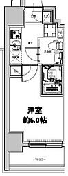 S-レジデンス市川 1Kの間取図画像