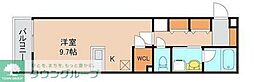 ラントヴィル西船橋 1Kの間取図画像