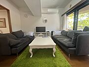 明るいリビングです