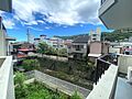 バルコニーから...