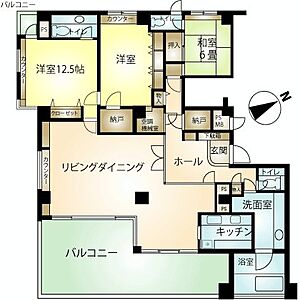 間取り:【間取り図】重厚感と開放感を兼ね備えた室内は、広々としたLDKを中心に、ゆとりある3LDKの間取りです。 間取り:【間取り図】重厚感と開放感を兼ね備えた室内は、広々としたLDKを中心に、ゆとりある3LDKの間取りです。