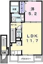 ルカノープス  ｜ 兵庫県姫路市大津区新町２丁目（賃貸アパート1LDK・2階・43.32㎡） その2