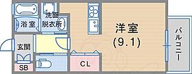 ジュネスブレジオ鷹取  ｜ 兵庫県神戸市長田区本庄町３丁目1番1号（賃貸アパート1R・2階・29.77㎡） その2