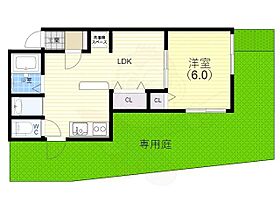 ビーコート熊内 1F ｜ 兵庫県神戸市中央区熊内町９丁目（賃貸アパート1LDK・1階・34.00㎡） その2