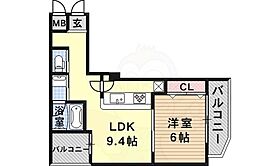 REGINA  ｜ 兵庫県神戸市長田区松野通２丁目3番3号（賃貸マンション1LDK・5階・38.58㎡） その2