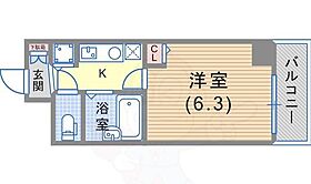 ロイヤルヒル神戸三ノ宮 1110 ｜ 兵庫県神戸市中央区加納町３丁目1番20号（賃貸マンション1K・11階・19.81㎡） その2