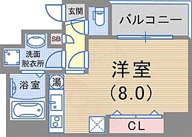 アスヴェル神戸元町2 1304 ｜ 兵庫県神戸市中央区元町通５丁目1番7号（賃貸マンション1R・13階・24.81㎡） その2