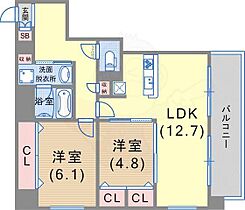 L・Isobe三宮  ｜ 兵庫県神戸市中央区磯辺通１丁目1番31号（賃貸マンション2LDK・3階・66.70㎡） その2