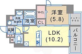 メゾンエスプリ生田 901 ｜ 兵庫県神戸市中央区中山手通２丁目3番1号（賃貸マンション1LDK・9階・40.17㎡） その2