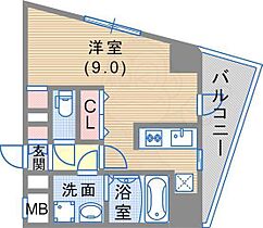 パシフィックレジデンス神戸八幡通 801 ｜ 兵庫県神戸市中央区八幡通１丁目1番22号（賃貸マンション1K・8階・29.48㎡） その2