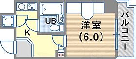 アニメイト神戸 603 ｜ 兵庫県神戸市中央区琴ノ緒町２丁目7番6号（賃貸マンション1K・6階・18.34㎡） その2