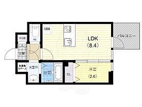 エスリード神戸三宮ヒルズ  ｜ 兵庫県神戸市中央区中山手通２丁目（賃貸マンション1LDK・7階・29.58㎡） その2