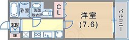 インベスト神戸エアフロント 1Kの間取図画像